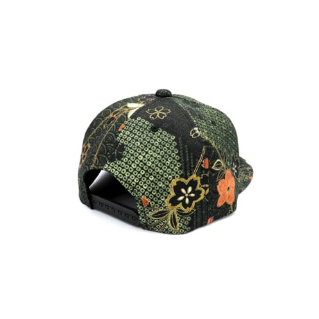 京友禅CAP：GREEN