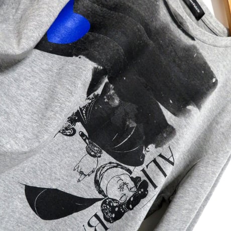 【XLsize】LONGT-SHIRT:HAND PRINT 01