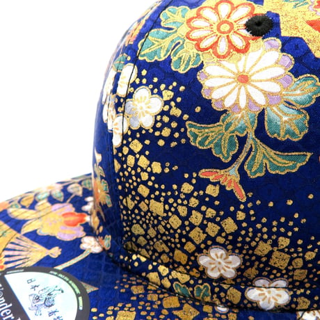京友禅CAP：BLUE