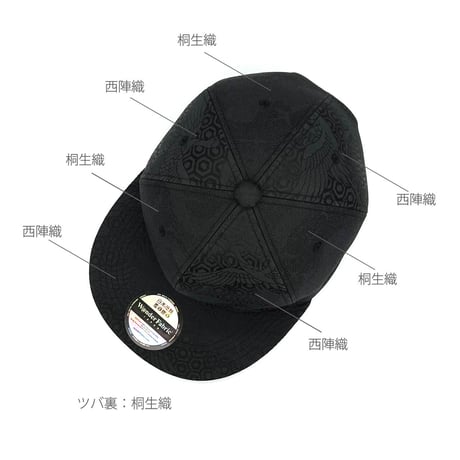NISHIJINORI&KIRYUORI ALL BLACK MIX CAP