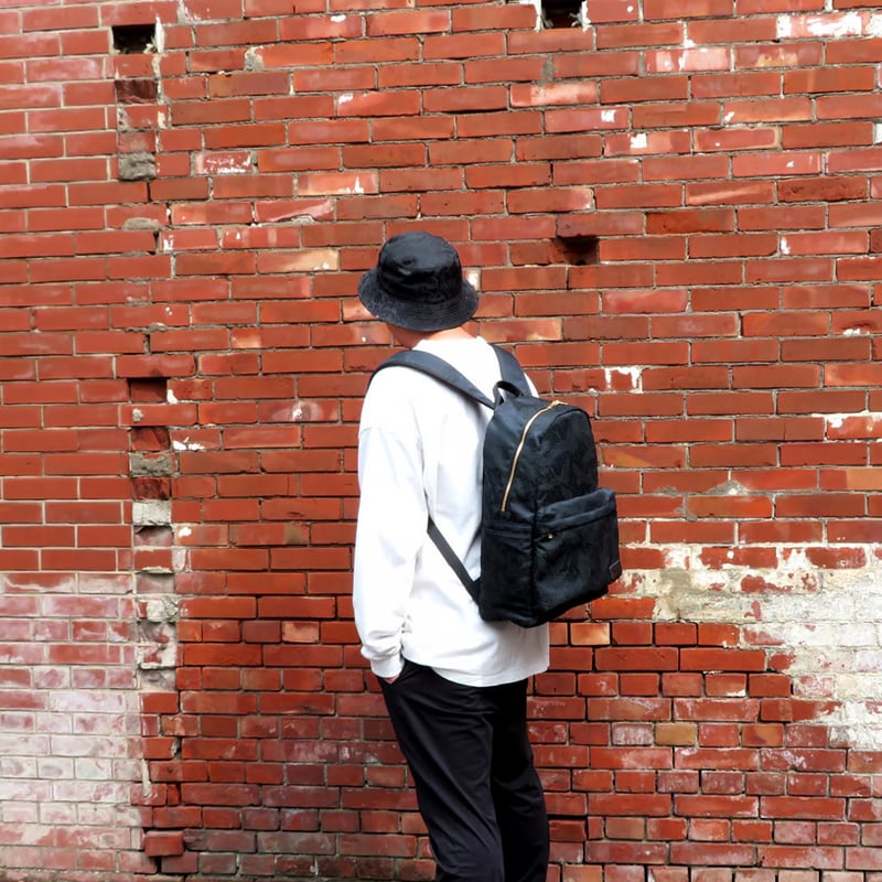 NISHIJIN ORI BACKPACK 黒金鶴 | W@NDERFABRIC®ONLINE