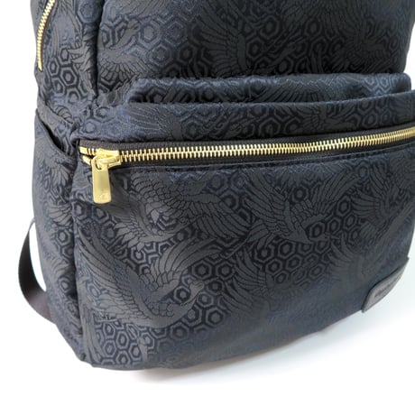 NISHIJIN BLACK BACKPACK 黒鶴