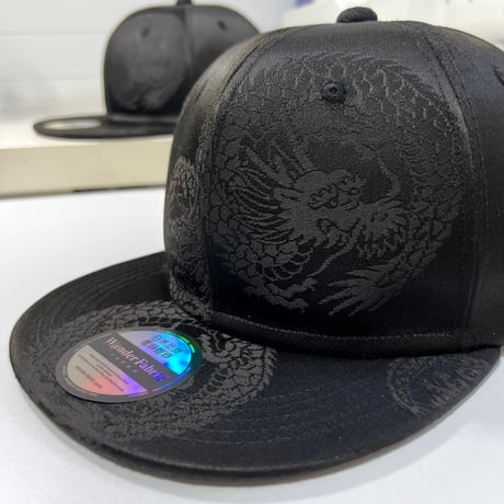 【XL】NISHIJIN BLACK OBI CAP