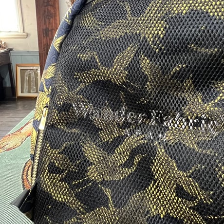NISHIJIN ORI BACKPACK 黒金鶴