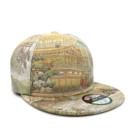 【XL】PureGold & Platinum KIMONOOBI CAP:一点物 再販不可 【純金＆プラチナ糸混合・最高級帯】