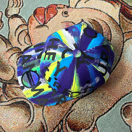 【MLsize】KYOTO・TANGO CHIRIMEN HAND PRINT CAP  02