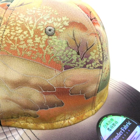 【XL】手描き JAPAN KIMONO  CAP:240124【神ライン】