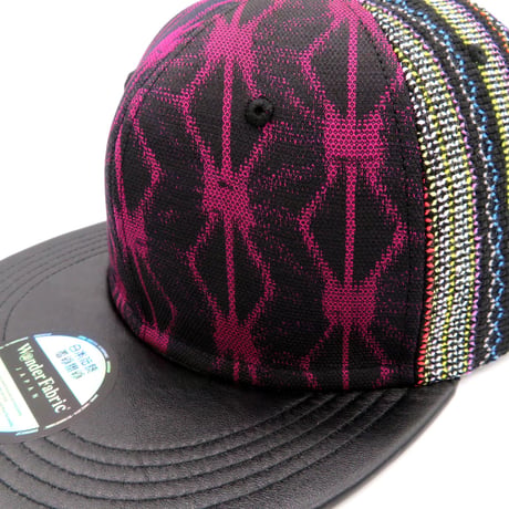 【ML】手縫刺繍＆KIMONO&ラムレザーMIXCAP2023：02