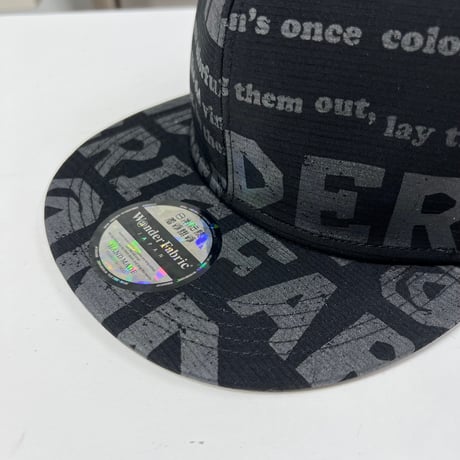 KUSAKIZOME summerBLACK HANDPRINT KIMONO CAP　7/27まで