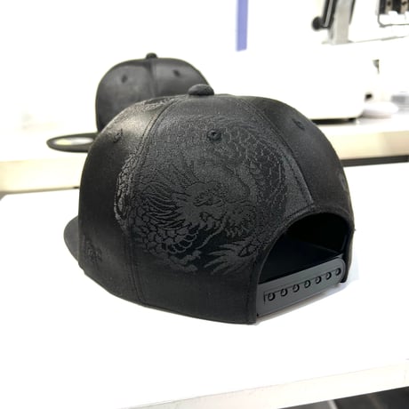 【XL】NISHIJIN BLACK OBI CAP