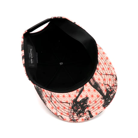 【ML】KIMONO HANDPRINT CAP：01　一点物再販不可