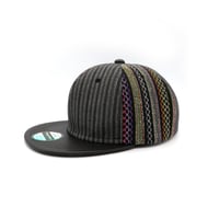 【XL】手縫刺繍＆尾州SILKWOOL&ラムレザーMIXCAP2023：03