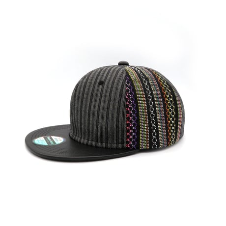 【XL】手縫刺繍＆尾州SILKWOOL&ラムレザーMIXCAP2023：03
