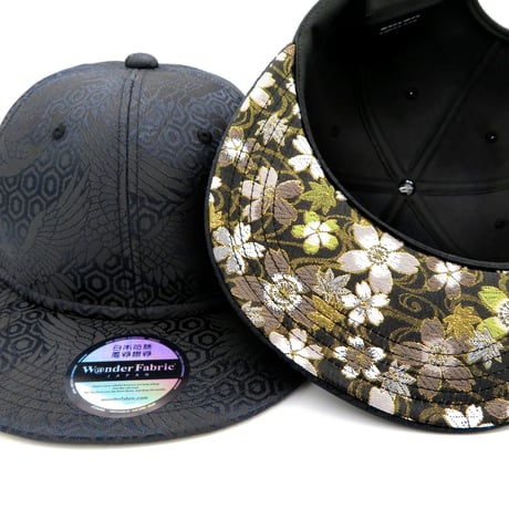 NISHIJINBLACK CAP x ツバ裏KIRYUORI桜