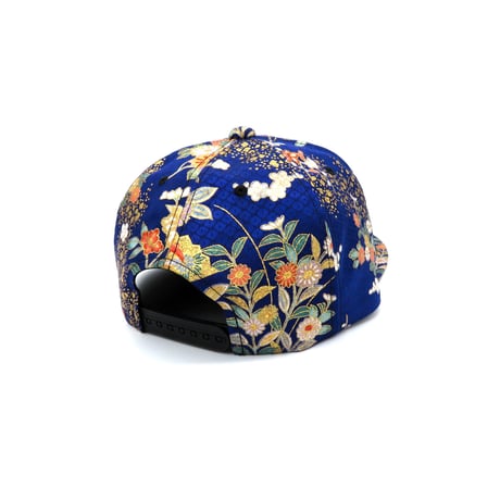 京友禅CAP：BLUE