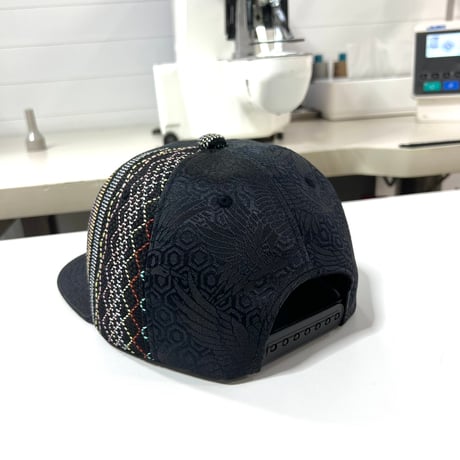 【S】手縫刺繍ｘNISHIJINBLACK CAP
