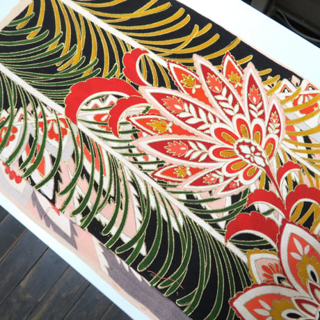 JAPAN OLD FURISODE KIMONO CAP