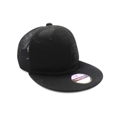 KIMONO OBI MESH CAP：ALL BLACK 20615