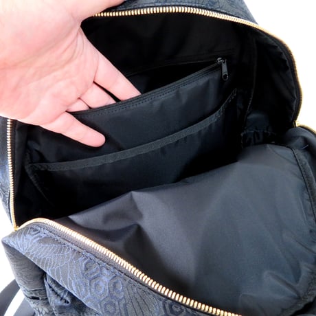 NISHIJIN BLACK BACKPACK 黒鶴