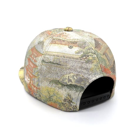 【XL】PureGold & Platinum KIMONOOBI CAP:一点物 再販不可 【純金＆プラチナ糸混合・最高級帯】