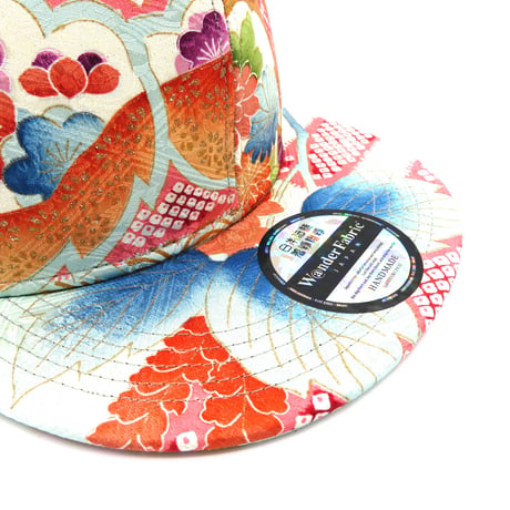 【XL】FURISODE SILK KIMONO CAP:0710一点物・再販不可