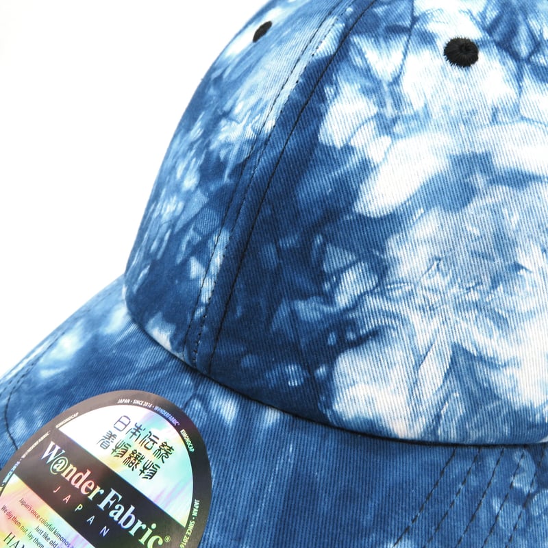 I ZOME CAP 武州藍染 カーブツバ | W@NDERFABRIC®ONLINESTORE
