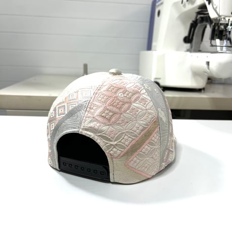 （XL）JAPAN KIMONO OBI CAP プラチナ糸使用