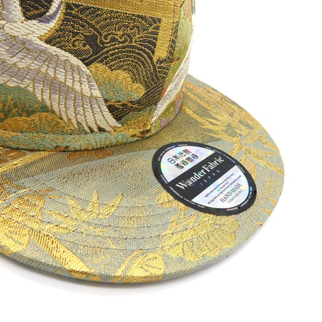 【ML】PREMIUM KIMONOOBI CAP:一点物 再販不可 【高級帯】
