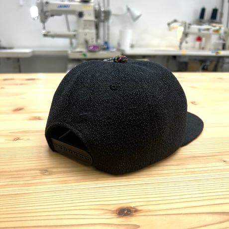 【S】手縫い刺繍ｘKIMONO MIX CAP
