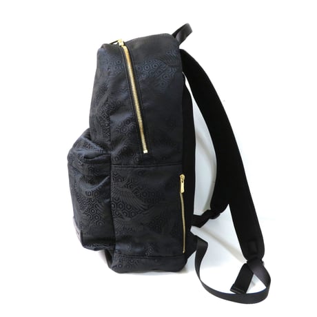 NISHIJIN BLACK BACKPACK 黒鶴