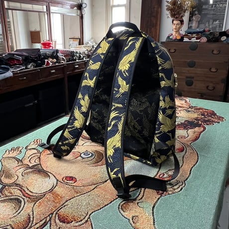 NISHIJIN ORI BACKPACK 黒金鶴