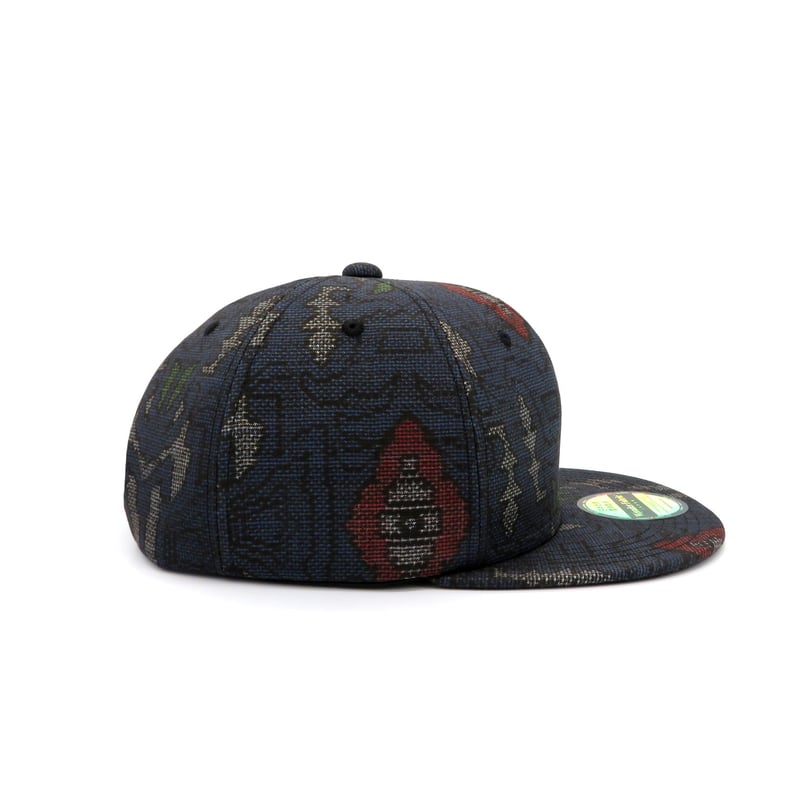 大島紬龍郷柄帽子(紬絹製品)(新品未使用) OSHIMATSUMUGI CAP:05 ～大島紬と動物保全～ 諸井家着物 | W@NDER