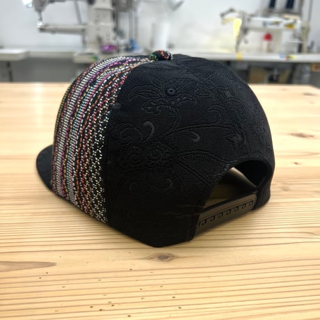 【XL】手縫い刺繍ｘNOBUNAGAMANT MIX CAP