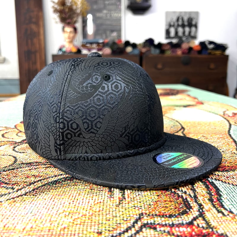 NISHIJINBLACK CAP x ツバ裏NISHIJIN | W@NDERFABRIC®