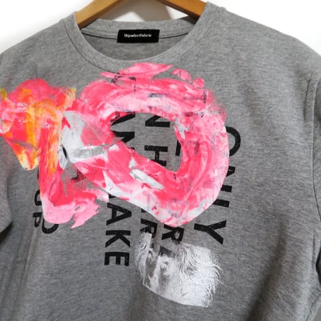 【Lsize】LONGT-SHIRT:HAND PRINT 01