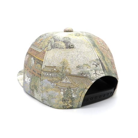 【ML】PureGold & Platinum KIMONOOBI CAP:一点物 再販不可 【純金＆プラチナ糸混合・最高級帯】