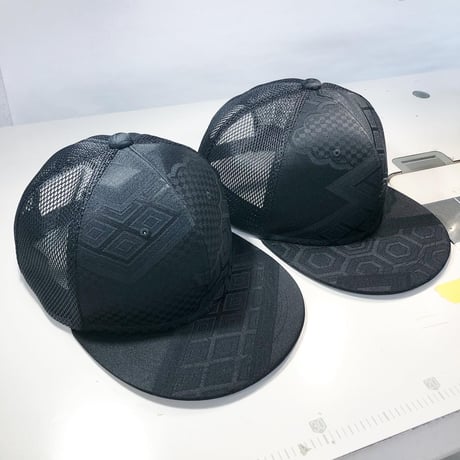 KIMONO OBI MESH CAP-XL-：ALL BLACK 206262