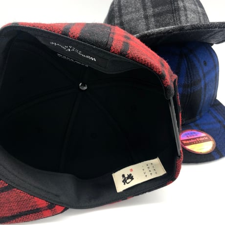 BISHU KESHICHI WOOL CAP：BLUE 尾州毛七ウール