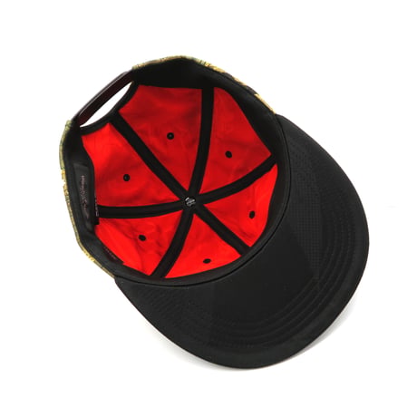 【ML】JAPAN KIMONO OBI CAP:0227 ONESIZE一点もの 再販不可　裏地赤着物