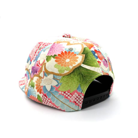 【XL】FURISODE SILK KIMONO CAP:0710一点物・再販不可
