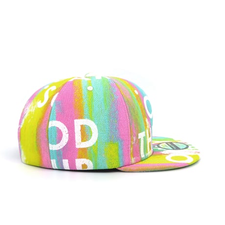 【XL】KYOTO・TANGO CHIRIMEN HAND PRINT CAP