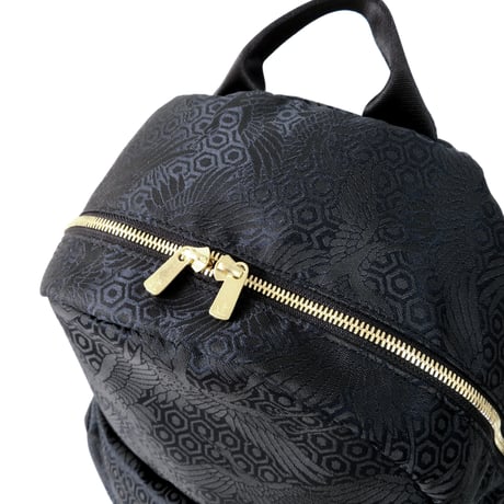 NISHIJIN BLACK BACKPACK 黒鶴
