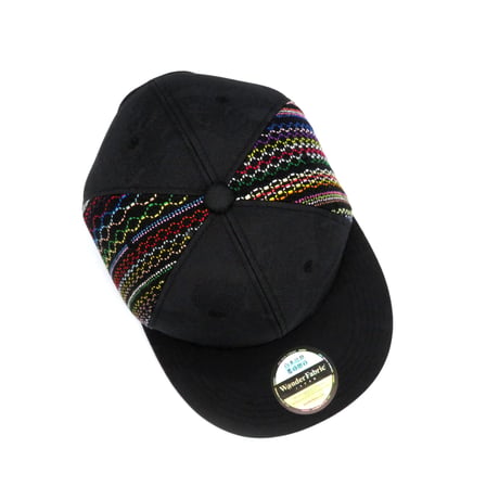 【XL】手縫刺繍＆桐生織MIXCAP：03