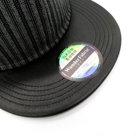 【ML】手縫刺繍＆尾州SILKWOOL&ラムレザーMIXCAP2023：03
