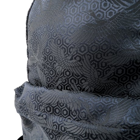 NISHIJIN BLACK BACKPACK 黒鶴