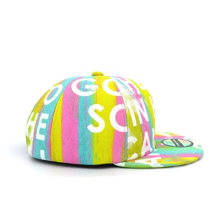 【ML】KYOTO・TANGO CHIRIMEN HAND PRINT CAP