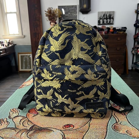 NISHIJIN ORI BACKPACK 黒金鶴