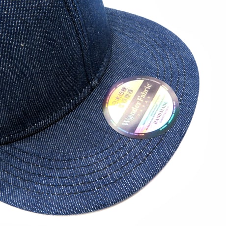 OKAYAMA DENIM CAP：BLUE (BLACK Stitch)