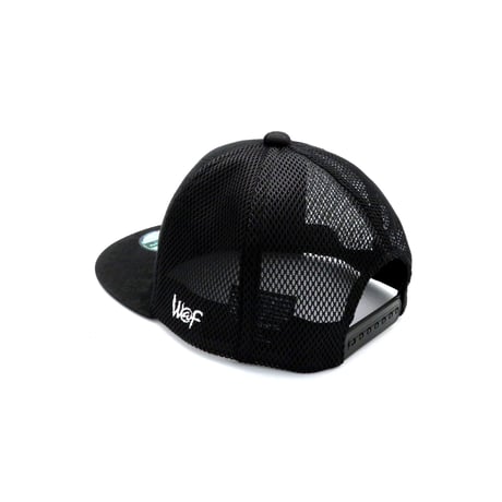 KIMONO OBI MESH CAP：ALL BLACK 20630