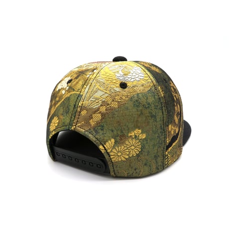 【S】JAPAN KIMONO OBI CAP:0227 ONESIZE一点もの 再販不可　裏地赤着物